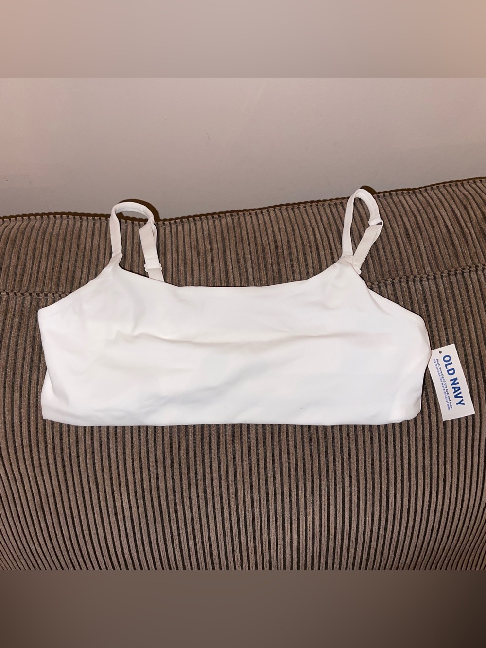 Old Navy White Bralette Top Size S
